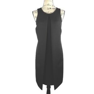 Alex Marie Textured Asymmetrical Slit Dress